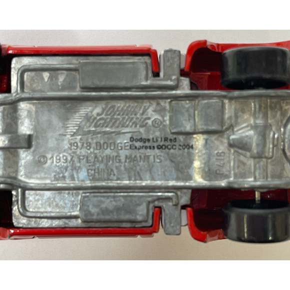 1978 Dodge Lil Red Express Truck Diecast Made by Johnny Lightning - Picture 8 of 9